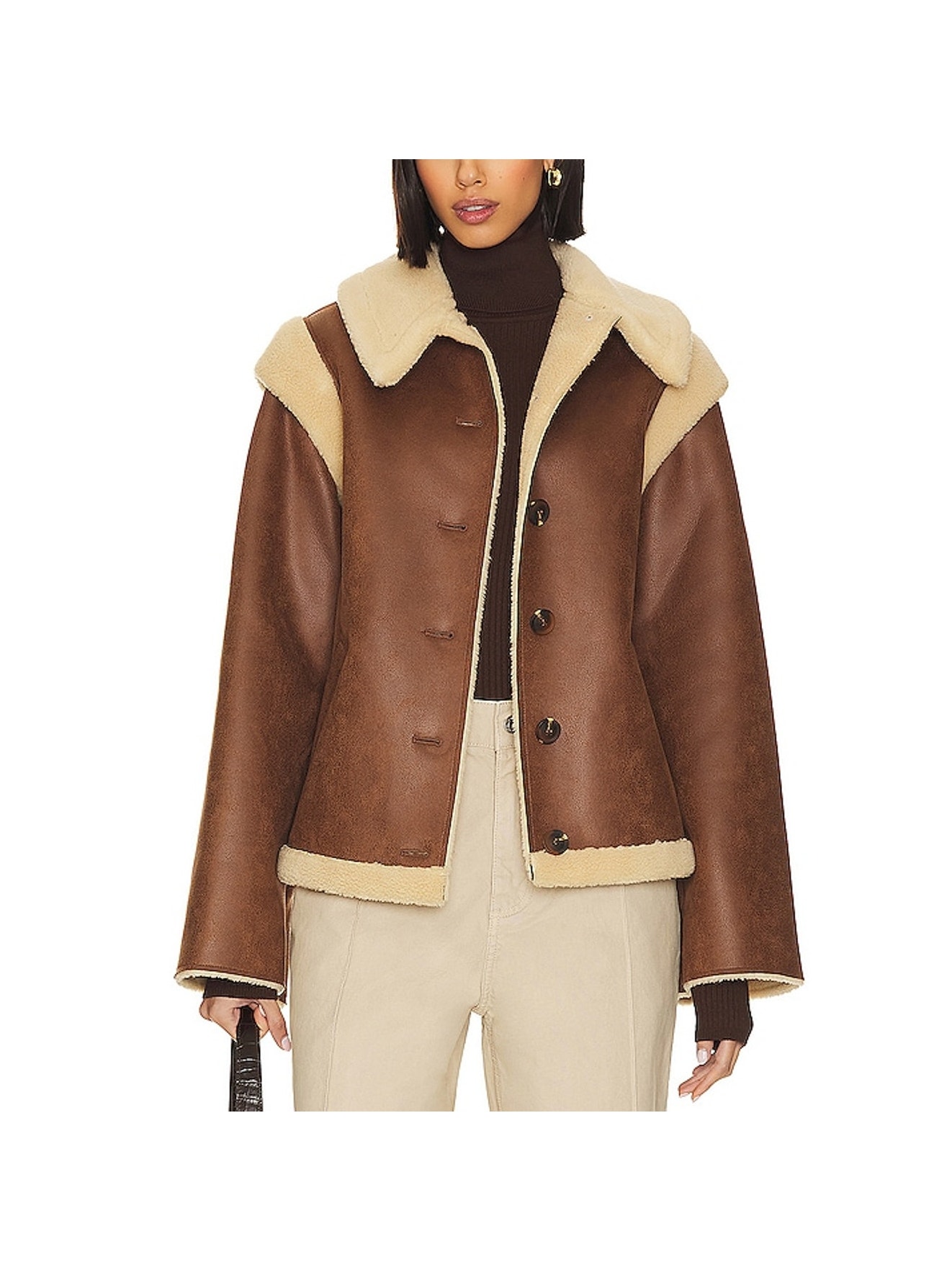 Lpa Convertible Burnished Brown Bona Jacket Size S